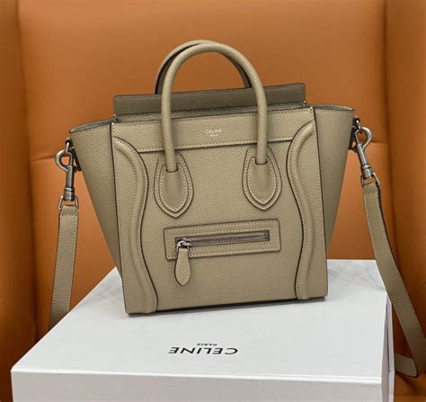 celine nano dune price|Nano Luggage bag in drummed calfskin .